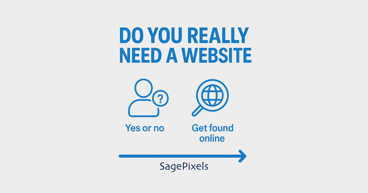 Do you really need a website is an article describing how businesses can succeed with or without one, and why being present in the right places matters.